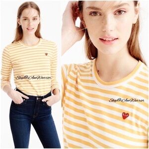 Comme des Garçons striped crewneck long sleeve t-shirt *shop@iamwarrior